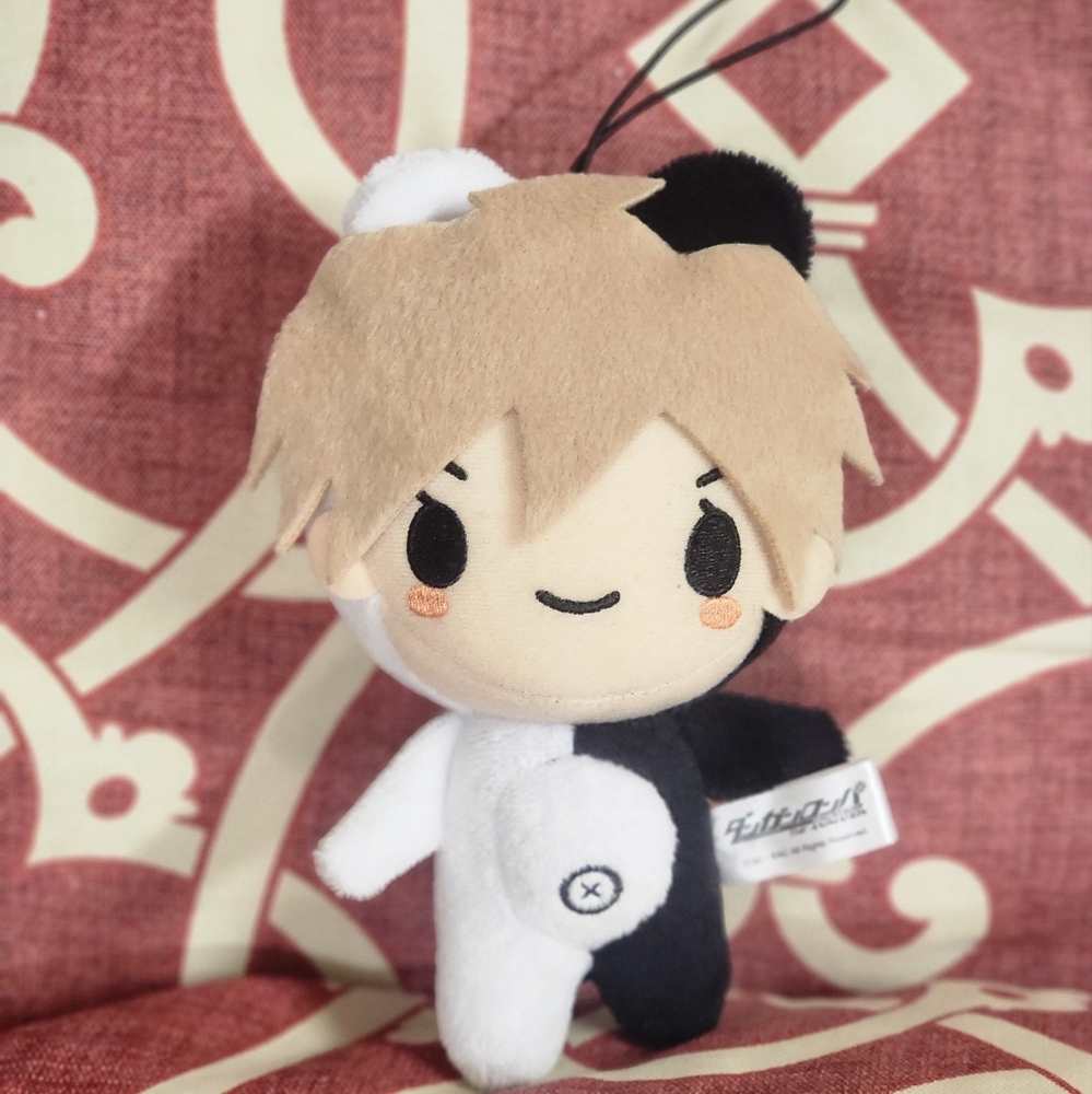 Danganronpa Makoto Naegi in Monokuma Onesie Kigurumi Mini Plush Strap Furyu